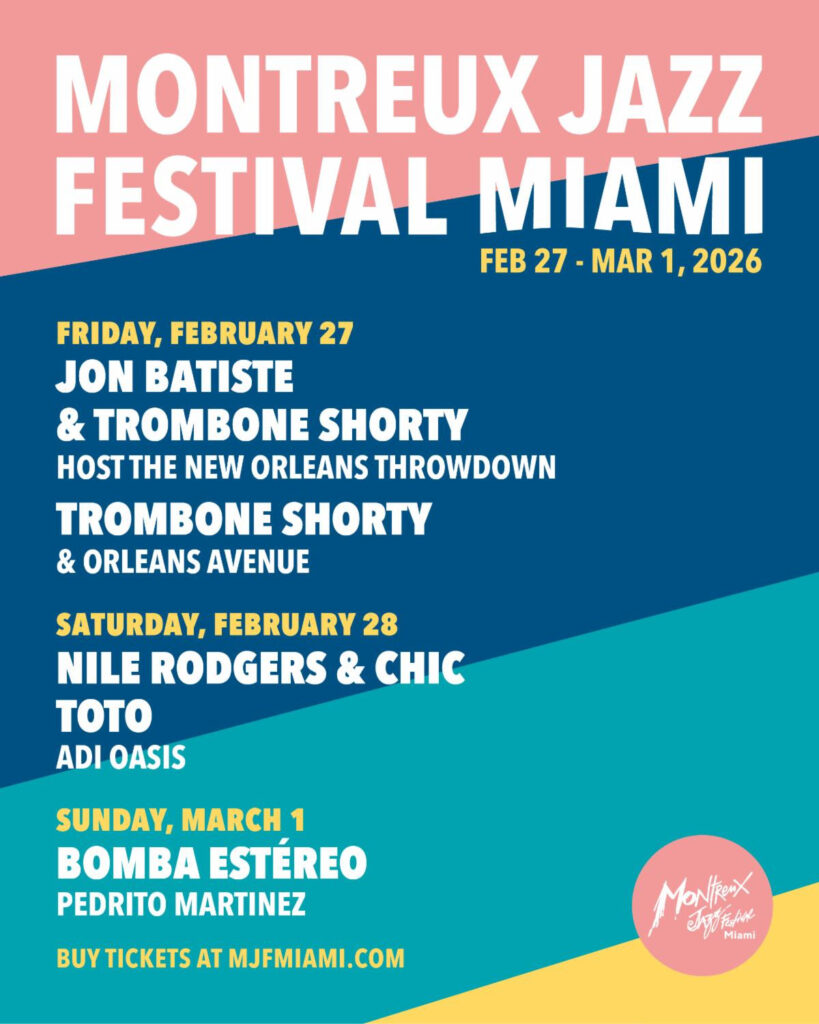 Third Annual Montreux Jazz Festival Miami Reveals Initial Artist Line-Up