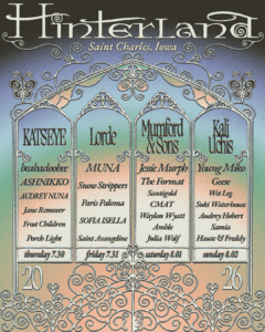 Hinterland Music Festival announces 2026 artist lineup