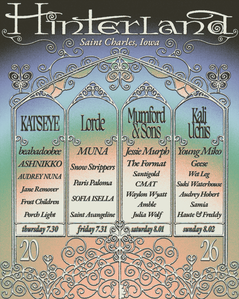 Hinterland Music Festival announces 2026 artist lineup