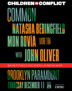 Common & Natasha Bedingfield Join Children in Conflict Show