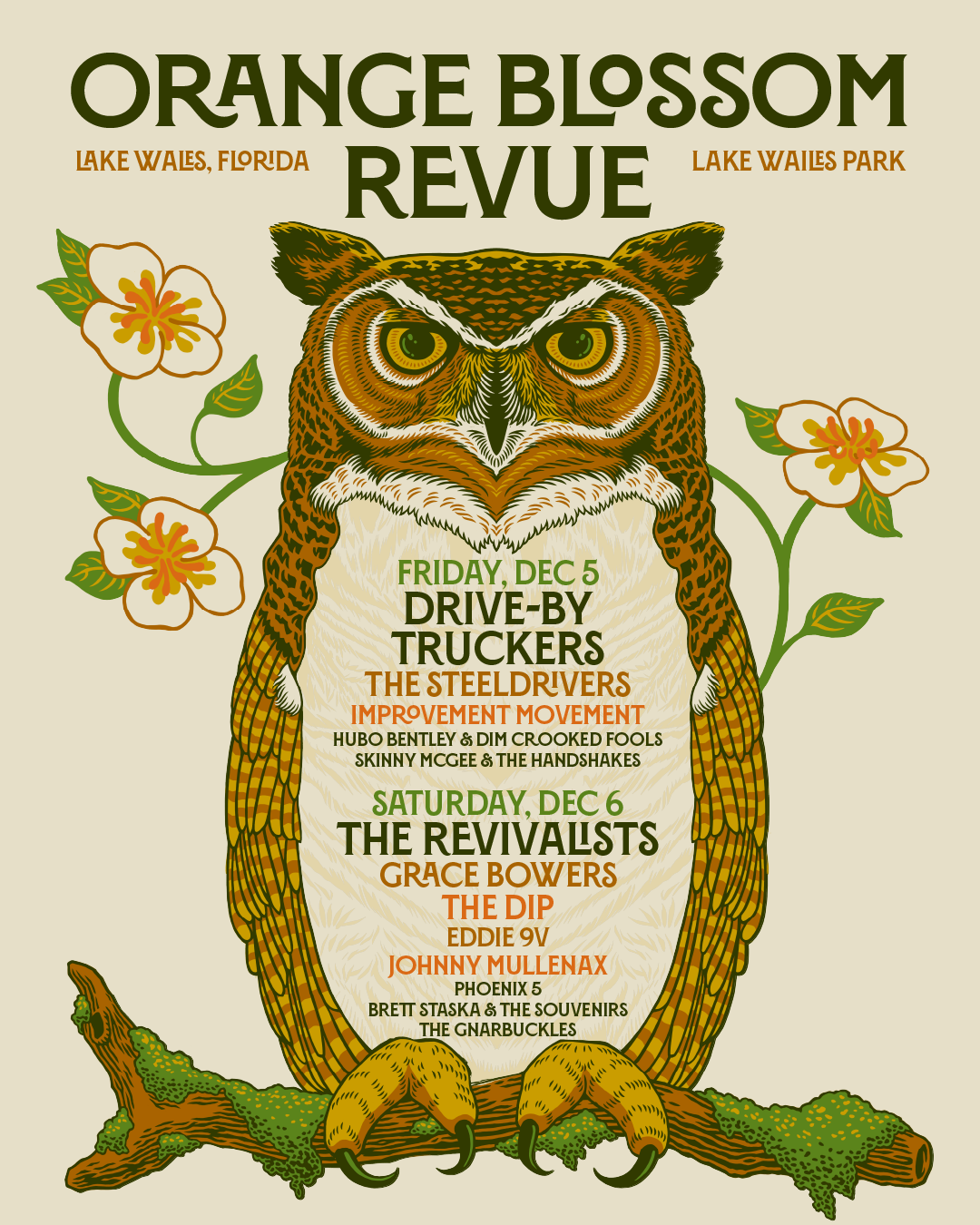 Orange Blossom Revue Expands Lineup with Second Stage Acts + Free Thursday Kickoff Concert