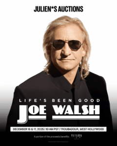 Music Icon JOE WALSH Announces His First Ever Auction – Portion of the Proceeds to Benefit Veterans