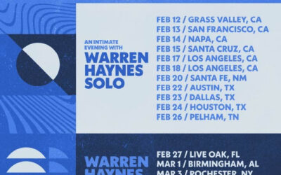 Warren Haynes Announces 2026 Solo Tour and Warren Haynes Band Dates