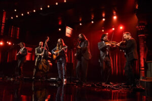 Billy Strings performs “Leaning on a Travelin’ Song” on “The Late Show with Stephen Colbert”