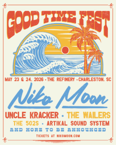 Niko Moon announces Good Time Fest on May 23rd & 24th