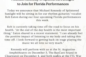Rob Eaton Recovery Update as Michael Kennedy Joins DSO in Florida