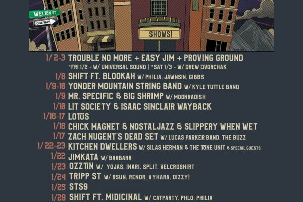 Cervantes’ 23rd Anniversary Brings Yonder, Lotus, STS9 & More to Denver