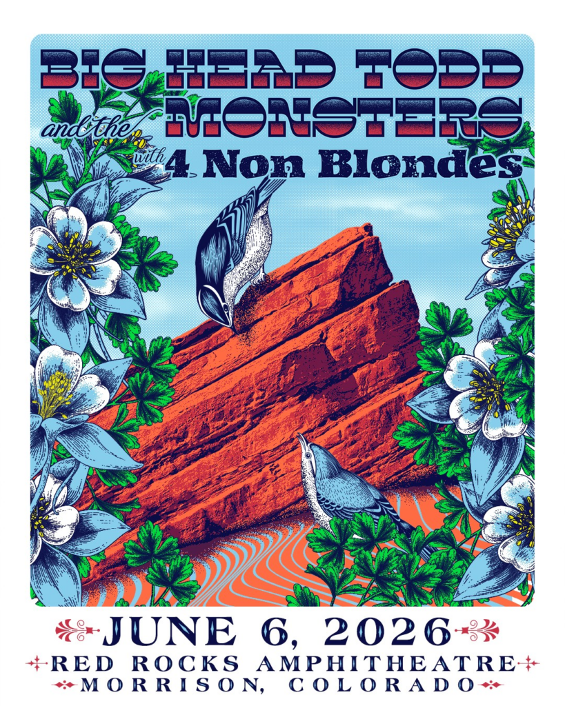 Big Head Todd and the Monsters announce 2026 Red Rocks show with 4 Non Blondes