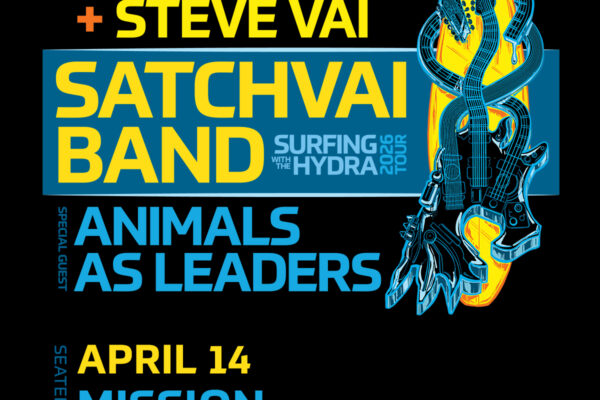 Joe Satriani and Steve Vai are bringing their electrifying SATCHVAI Band to the United States