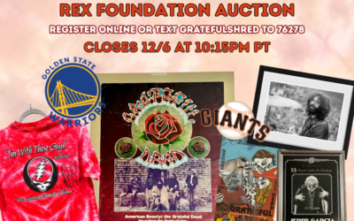 Grateful Shred Auction Wraps Tonight Ahead of Fillmore