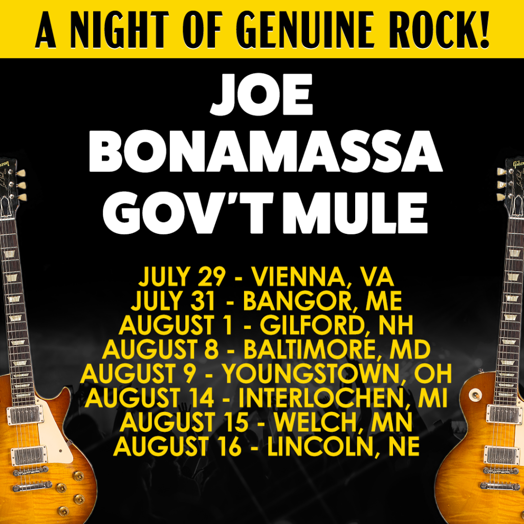Gov’t Mule Announces 2026 Headlining Tour Dates and Co-Headlining Shows with Joe Bonamassa
