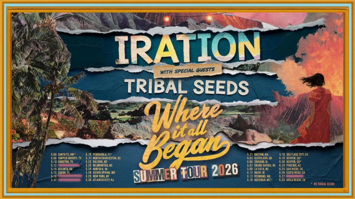 Iration Announces Summer 2026 Tour With Tribal Seeds